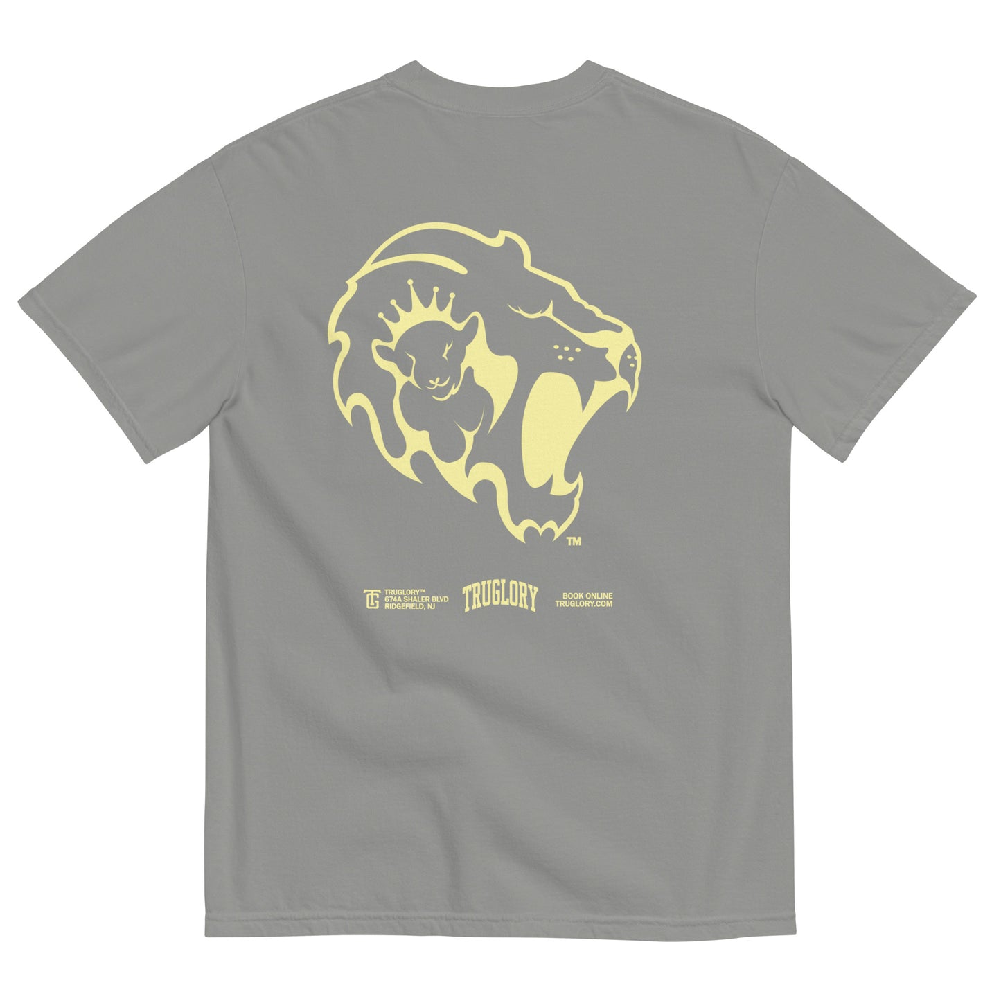 TRUGLORY | LION LAMB oversized tee