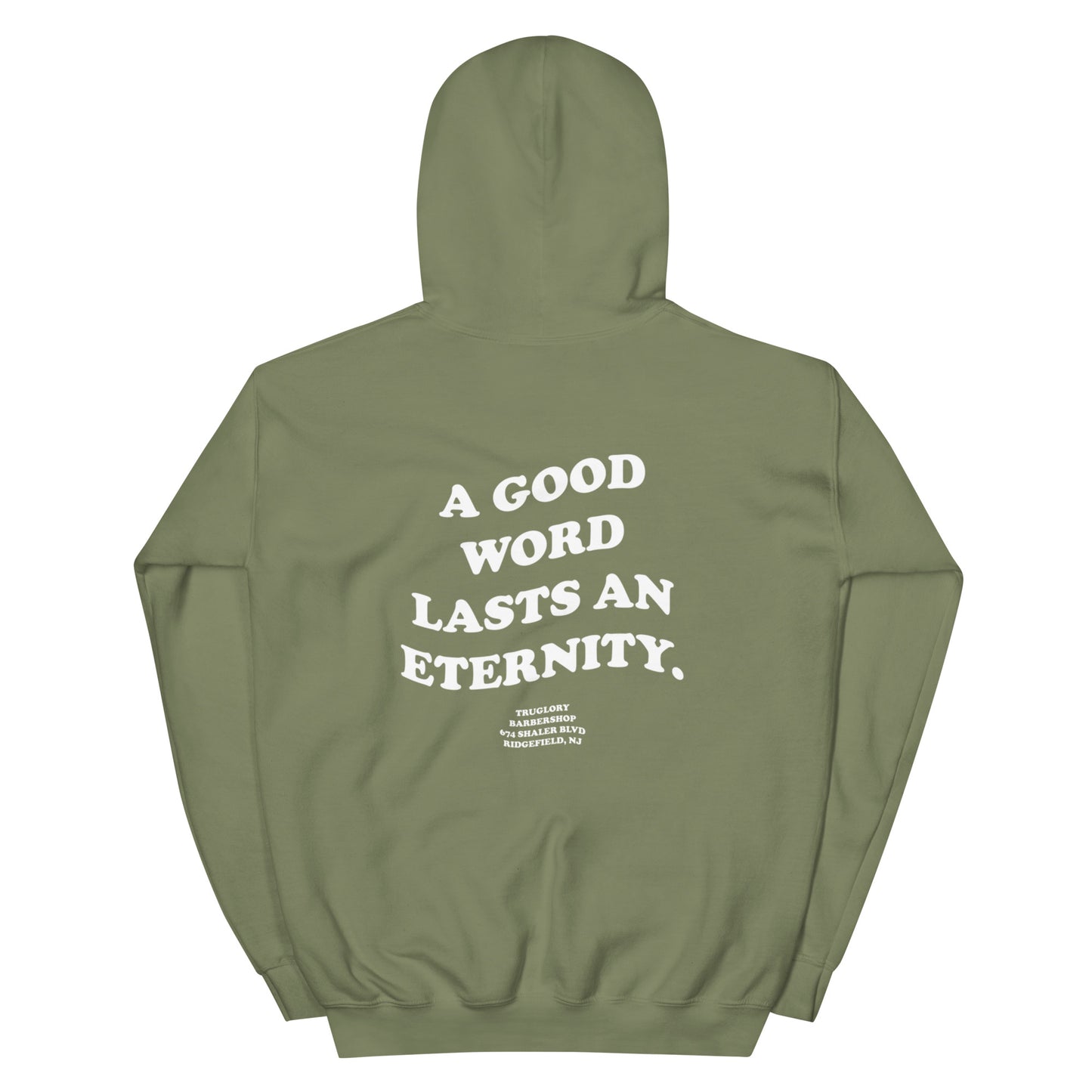 .22’ Good Haircut/Word Hoodie