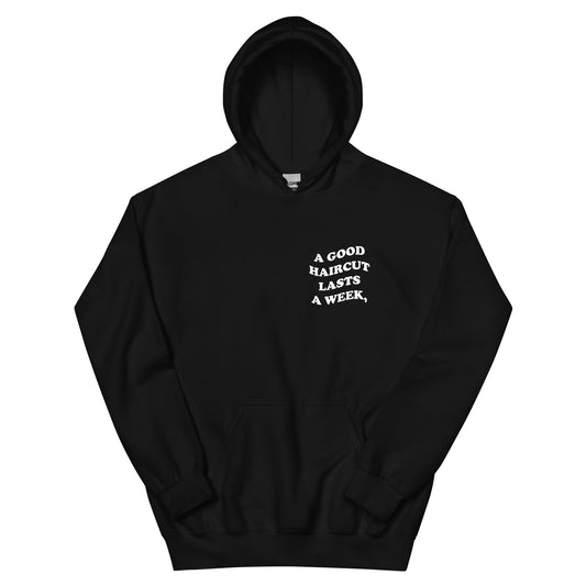 .22’ Good Haircut/Word Hoodie